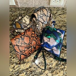 Python-Prints Crossbody Bag - Multi Color mini